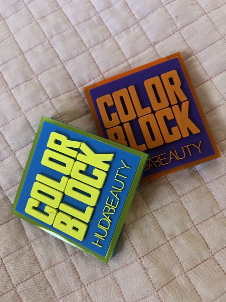 A foto mostra as paletas Color Block