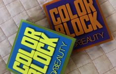 A foto mostra as paletas Color Block